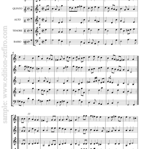 William Brade - Paduan & Gagliarda à5 (1609)