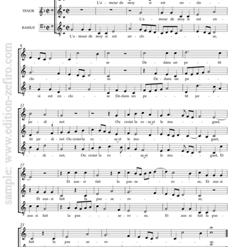 Jean Richafort - Five Chansons à3