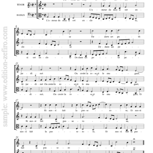 Jean Richafort - Five Chansons à3 (viols)