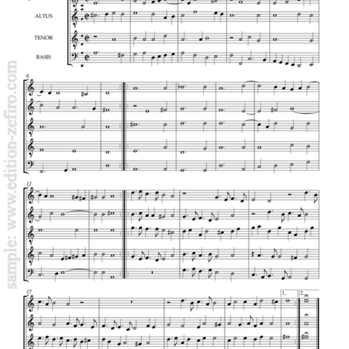 Melchior Franck - Four Pavans à5