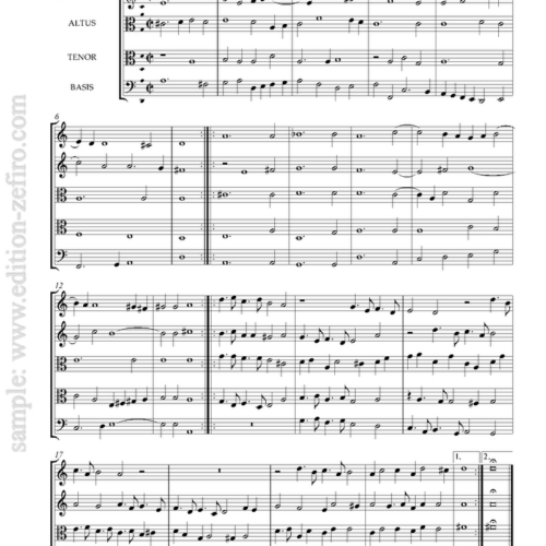 Melchior Franck - Four Pavans à5 (viols)