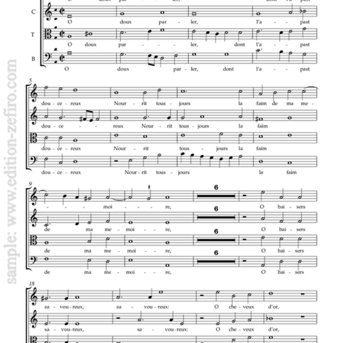 Roland de Lassus : O doulx parler (viols)