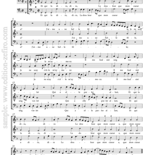 Alexander Agricola : Five Chansons à3