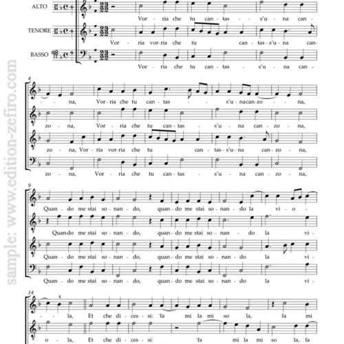 Two Villanelle by Baldassare Donato and Giovanni Nasco