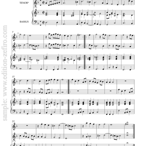 a page from the score of Ten Dances