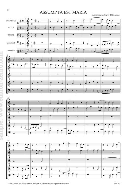 Anonymous - Assumpta est Maria à5