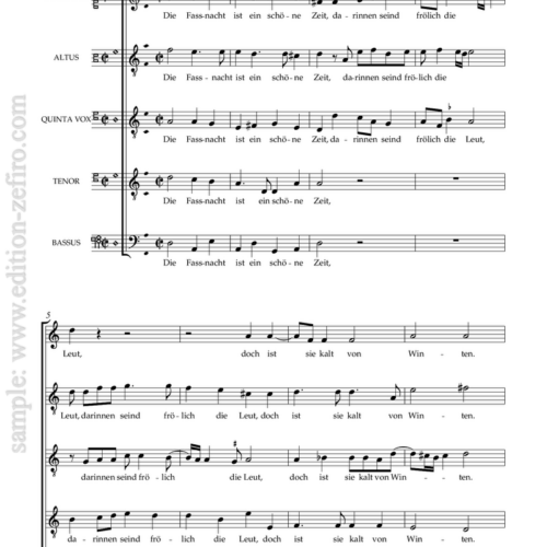 Roland de Lassus - Two Lieder à5