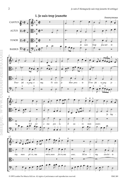 Je suis d'Alemagne (4 settings) (viols)
