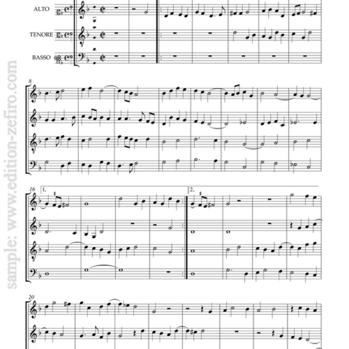 Giovanni Domenico Rognoni Taeggio - Two canzoni da sonar à4