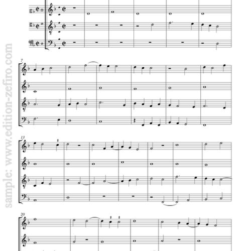 Two In nomine settings : John Taverner and Thomas Tallis