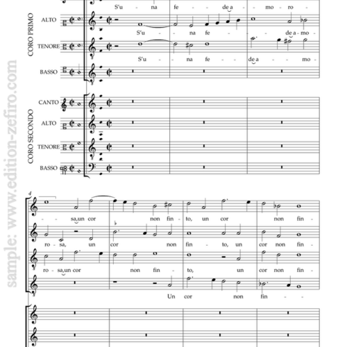 Roland de Lassus : S'una fede amorosa à8