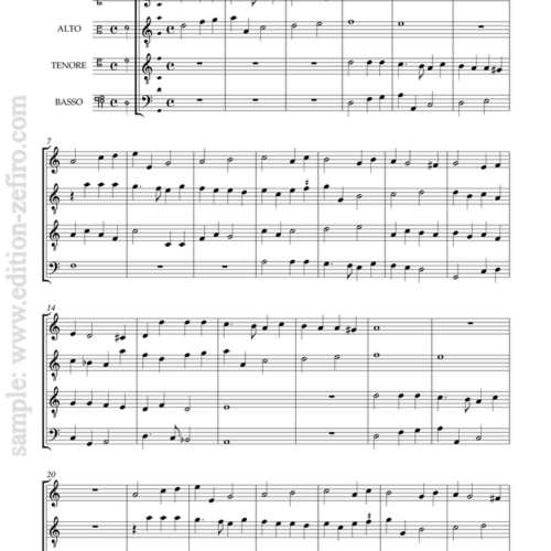 Giovanni Cavaccio : Two canzoni da sonar à4