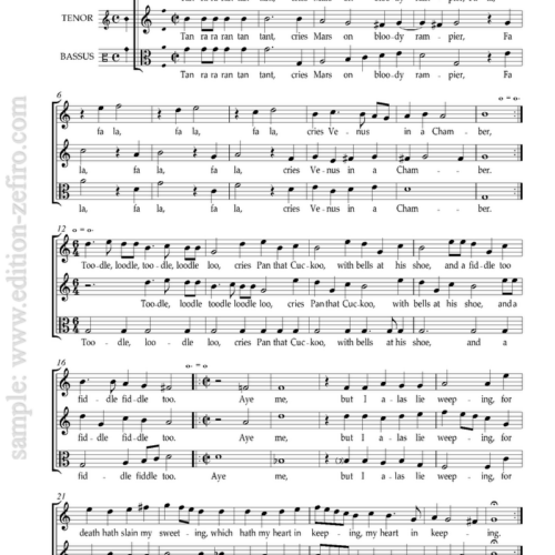 7 Airs or Fantasic Spirits (1608) (viols) : Thomas Weelkes