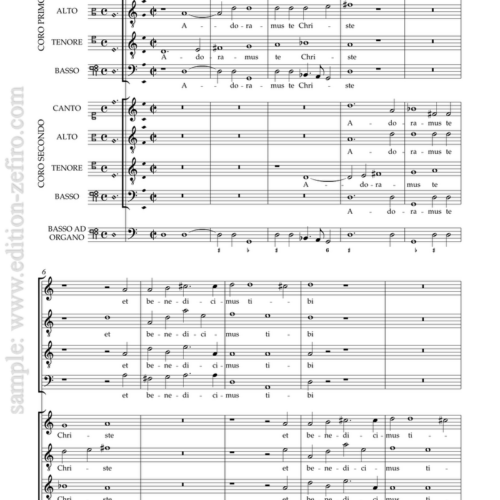 Giovanni Priuli : Adoramus te Christe à8