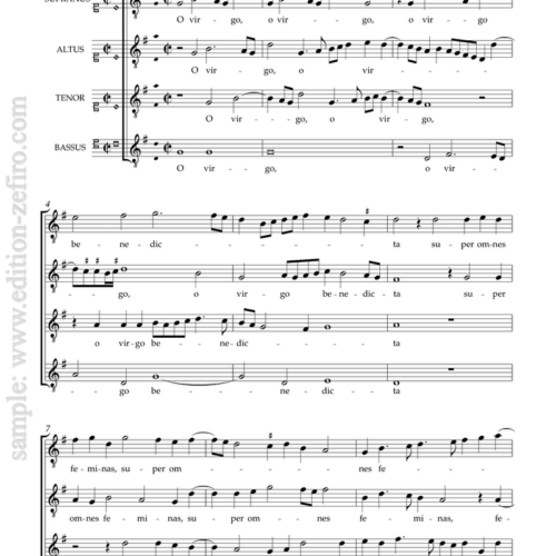 Andreas de Silva - O virgo benedicta