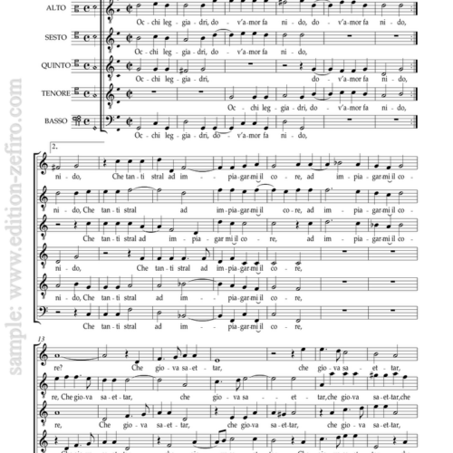 Giovanni Ferretti : Two canzoni à6