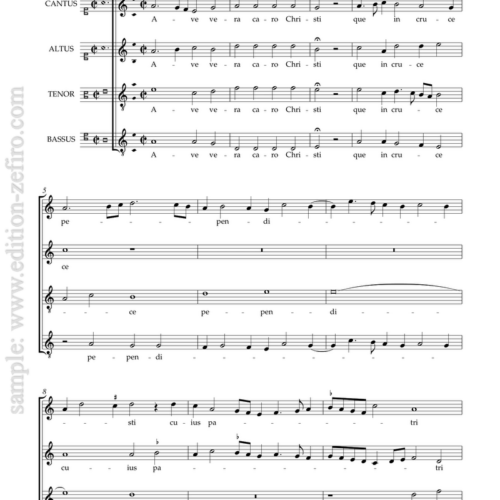 Ave vera caro Christi à4