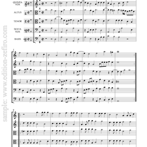 Haussmann: Paduan and Galliard à6 (viols)