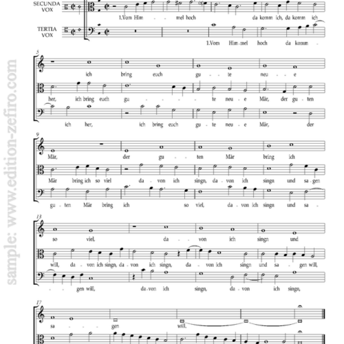 Michael Praetorius : Five Christmas Hymn Settings à3 (viols)