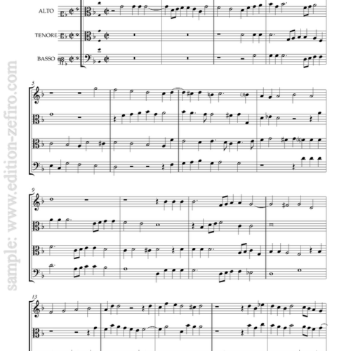 Antonio Mortaro : Two canzoni à4 (viols)