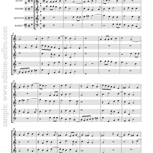 John Coperario : Two Italian pieces à5