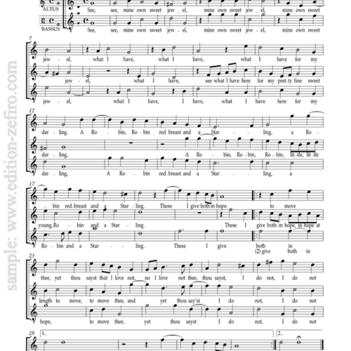 Thomas Morley : Five Canzonets à3