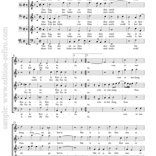 Three Christmas Hymns : Johannas Eccard