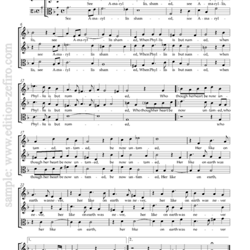 Michael East : Four Madrigals à3 (viols)