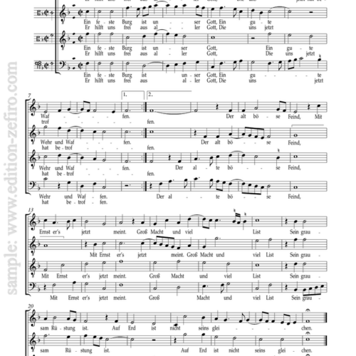 Ein feste Burg (5 settings, c. 1540)