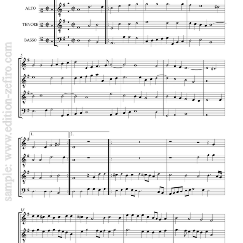 Agostino Soderino : Two Canzoni à4