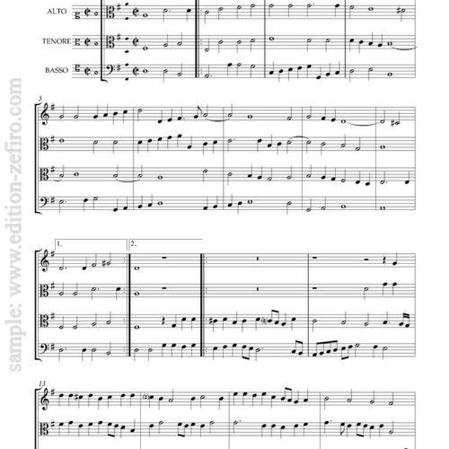 Agostino Soderino : Two Canzoni à4 (viols)