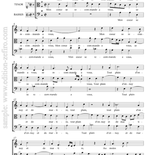 Gerard de Turnhout : Two parody chansons after Lassus (viols)