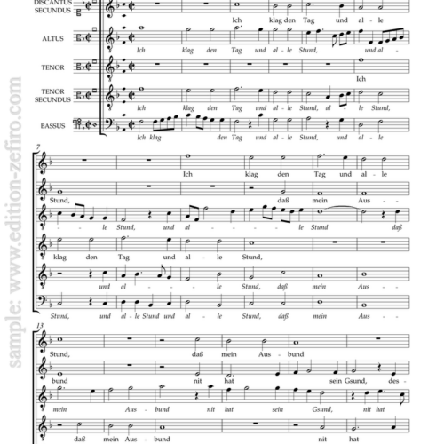 Ludwig Senfl : Two Lieder à6