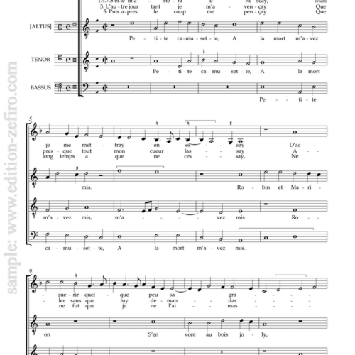 Two Rondeaux à4 : Johannes Ockeghem