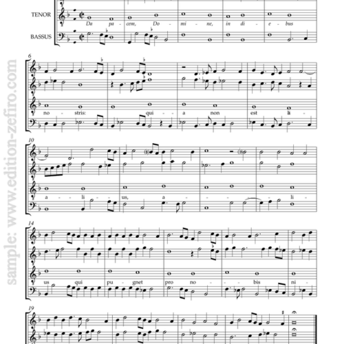 Da pacem (5 settings)