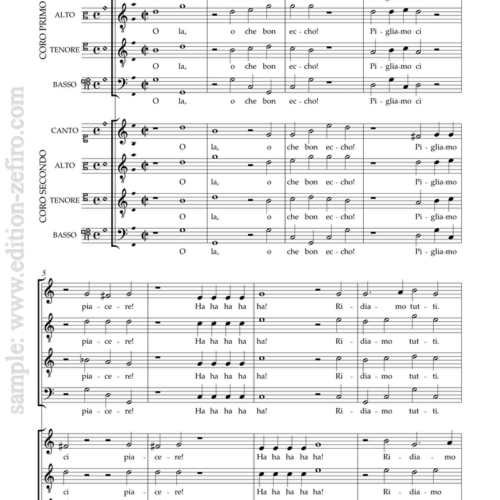 Roland de Lassus : O la che bon echo