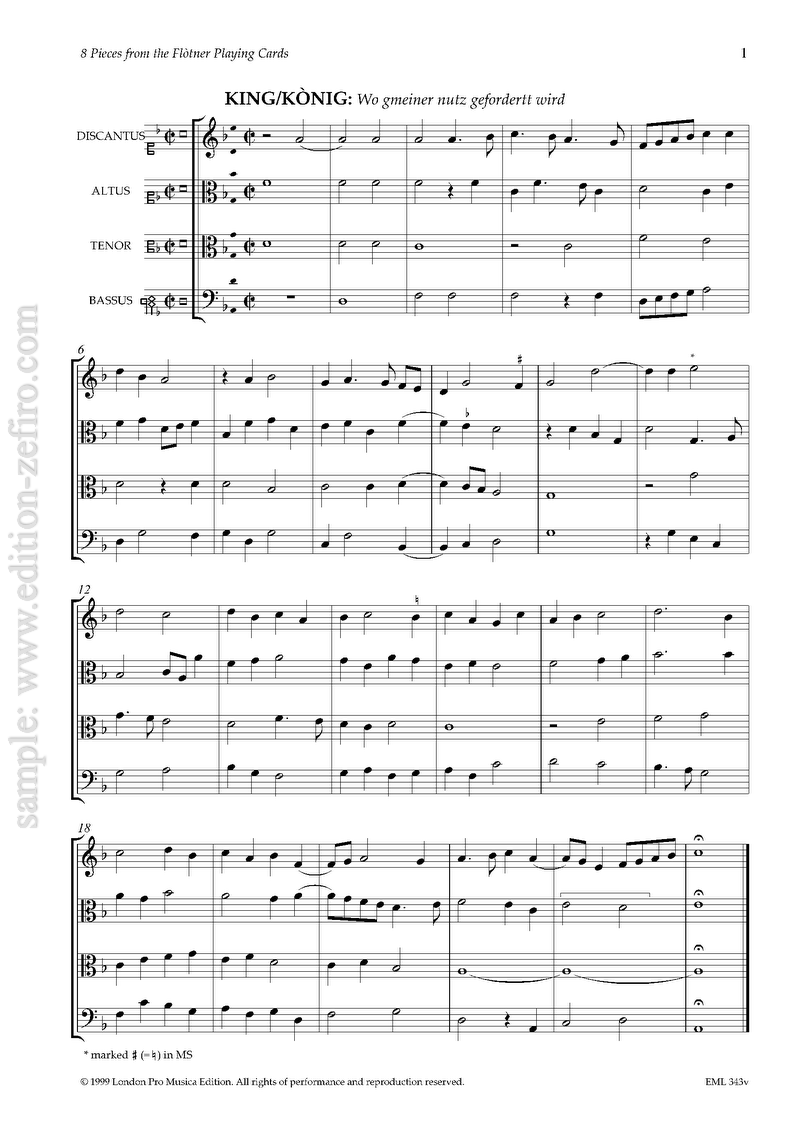 8 Pieces from the Flötner Playing Cards (viols)