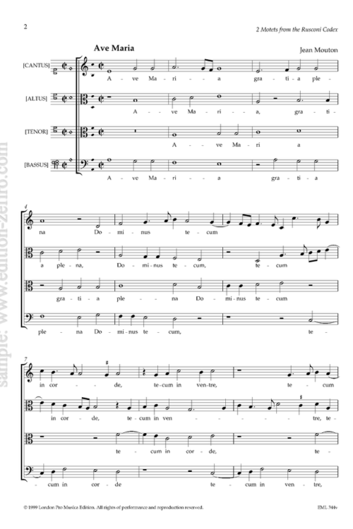 Two Motets from the Rusconi Codex (viols)