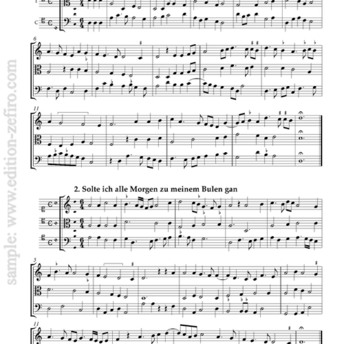 Eleven Pieces from The Glogauer Liederbuch (viols)