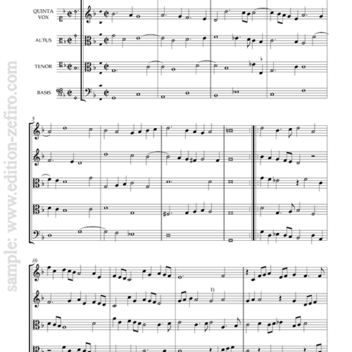 Johann Thesselius : Suite à5 (1609) (viols)