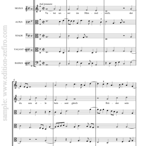 Jørgen Presten : Two Chorales à6 (viols)