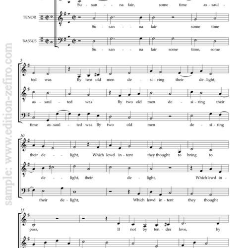 William Byrd : Susanna Fair à3