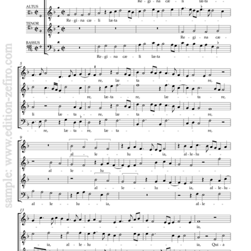 Antoine Brumel : Regina caeli laetare à4