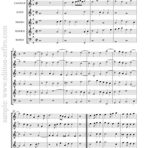 Melchior Franck : Three Intradas à6