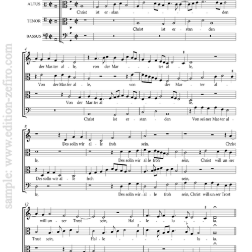 Christ ist erstanden (5 settings) (viols)