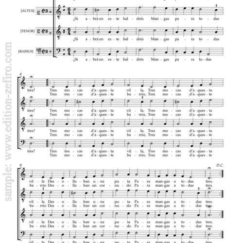 7 villancicos from the Cancionero de Palacio