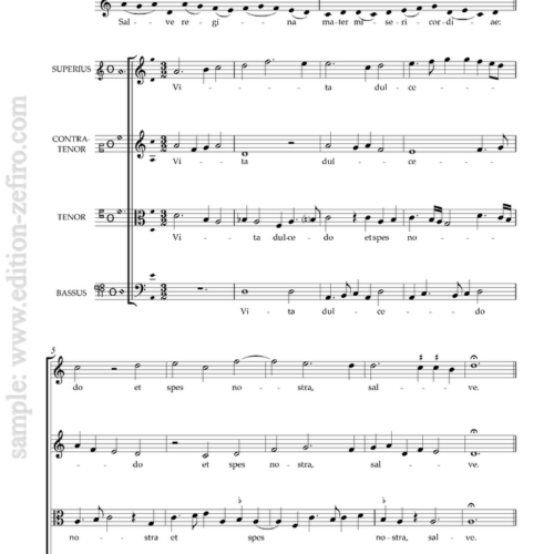 Johannes Ghiselin : Salve Regina (viols)