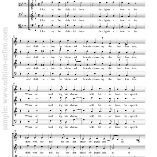 Thomas Tallis: The Four Secular Songs à4