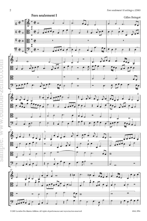 Fors seulement (4 settings) (viols)