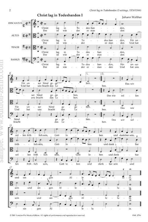 Christ lag in Todesbanden - viols